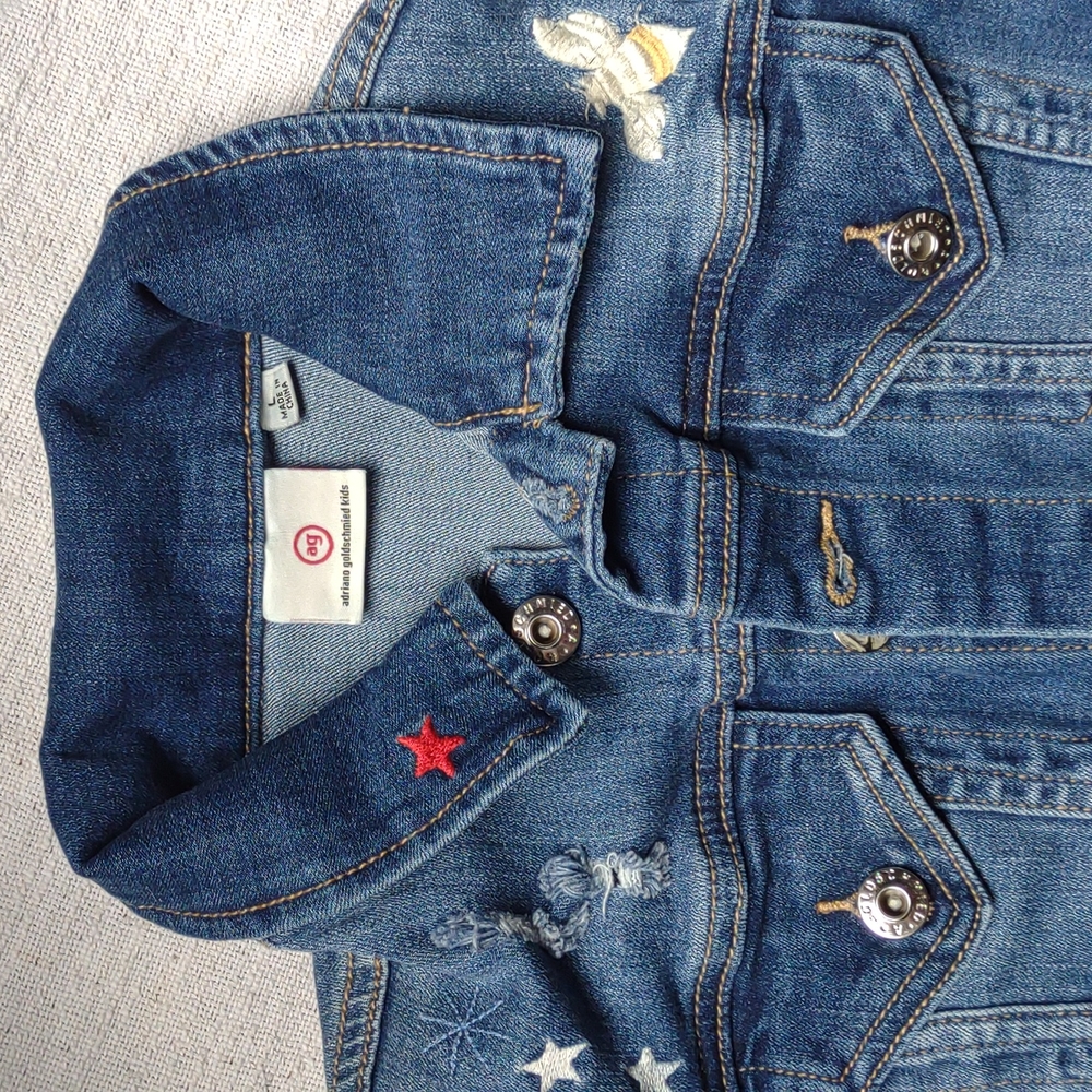 Adriano Goldschmied kids Jean Jacket Size Large